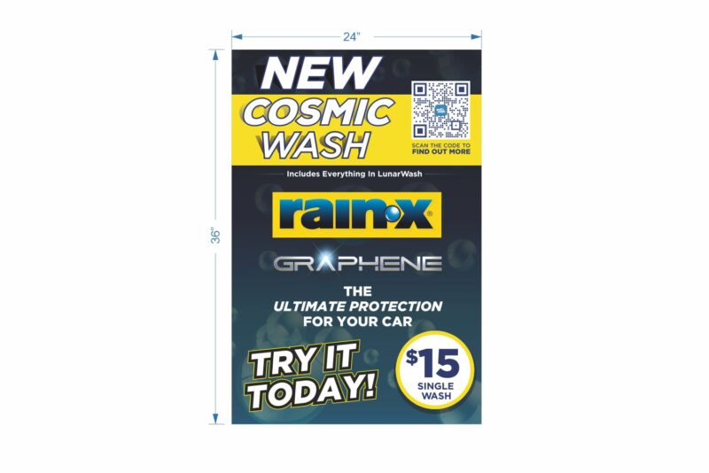 New Cosmic Wash with RainX Graphene $15.
