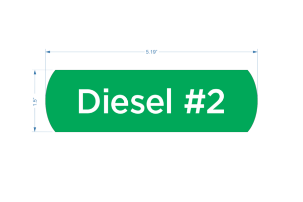 Diesel #2 - Tank Tag