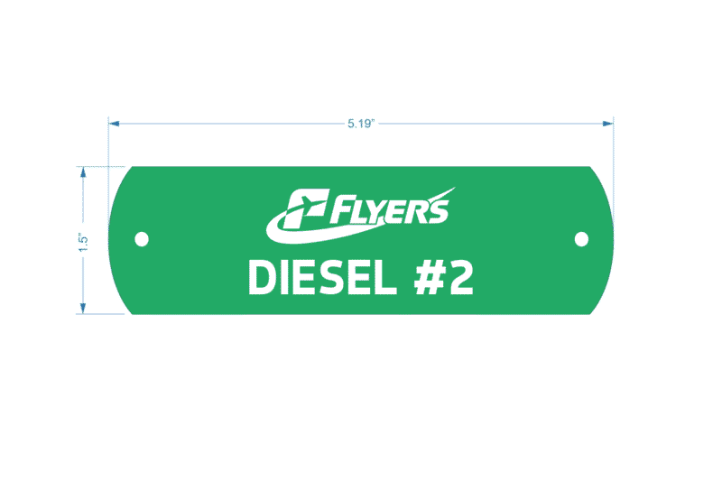 Green Flyers Diesel #2 tag