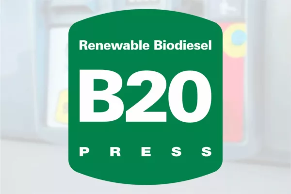 Renewable Biodiesel B20 Octane Decal - Gilbarco Encore S