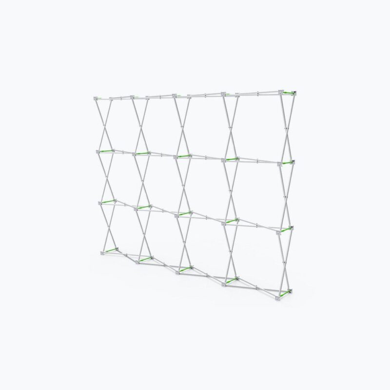 Pop-up display trade show booth frame.