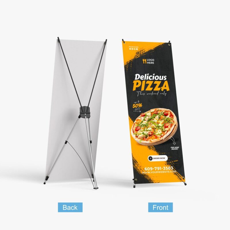 Delicious pizza, 50% off this weekend.