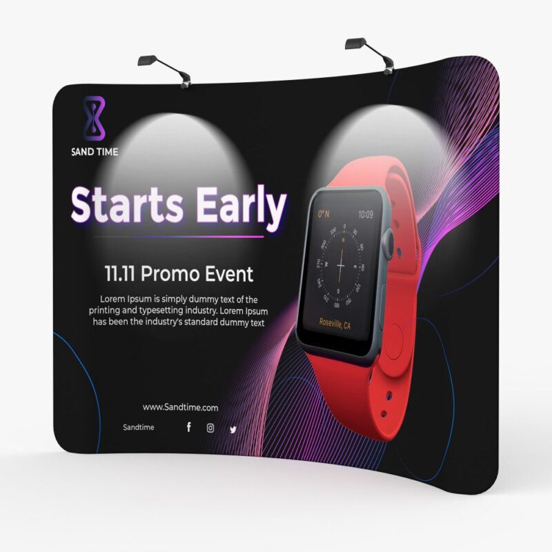 Sand Time 11.11 promo: red Apple Watch.