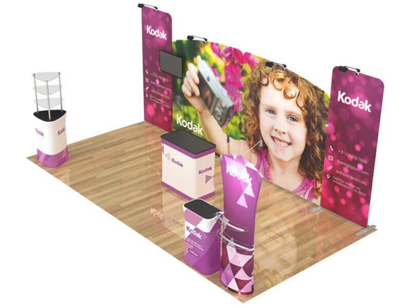 Kodak trade show booth display.