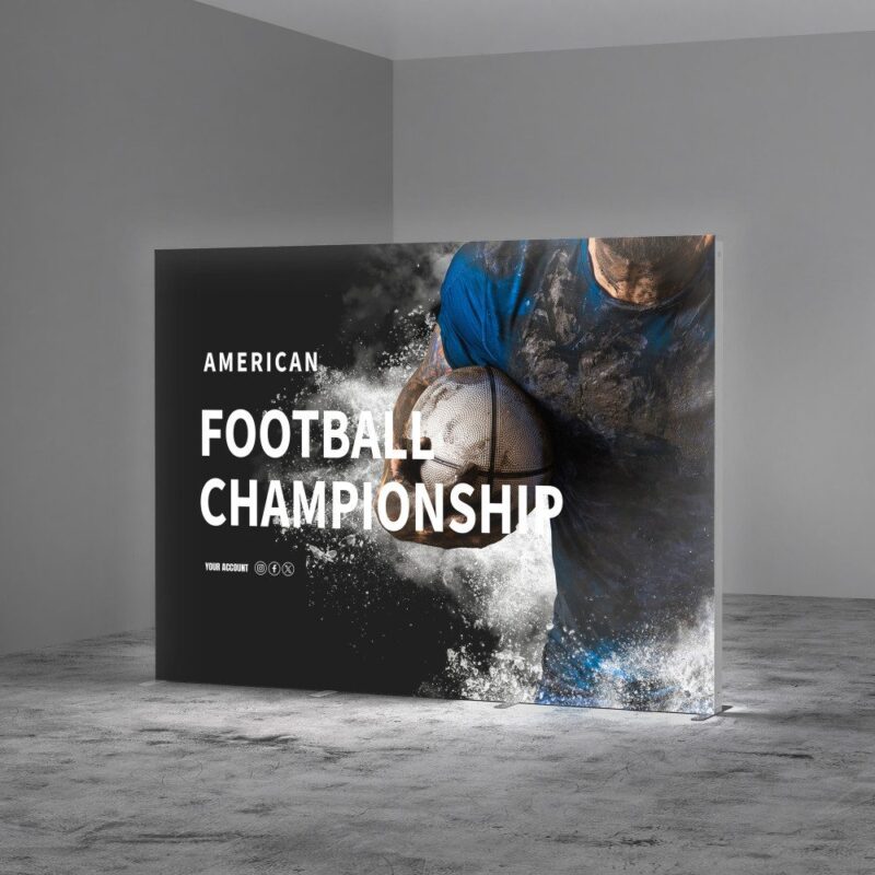 American Football Championship banner.
