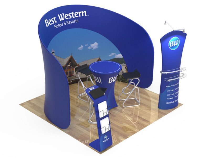 Best Western trade show booth display.
