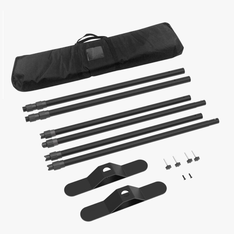 Retractable banner stand with carry bag.