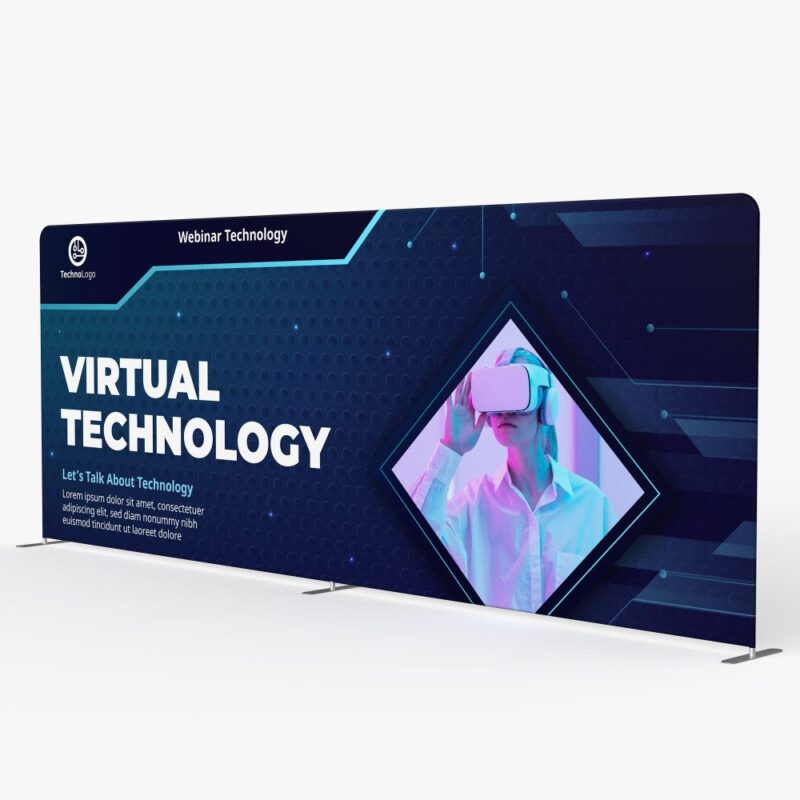 Virtual technology webinar banner.