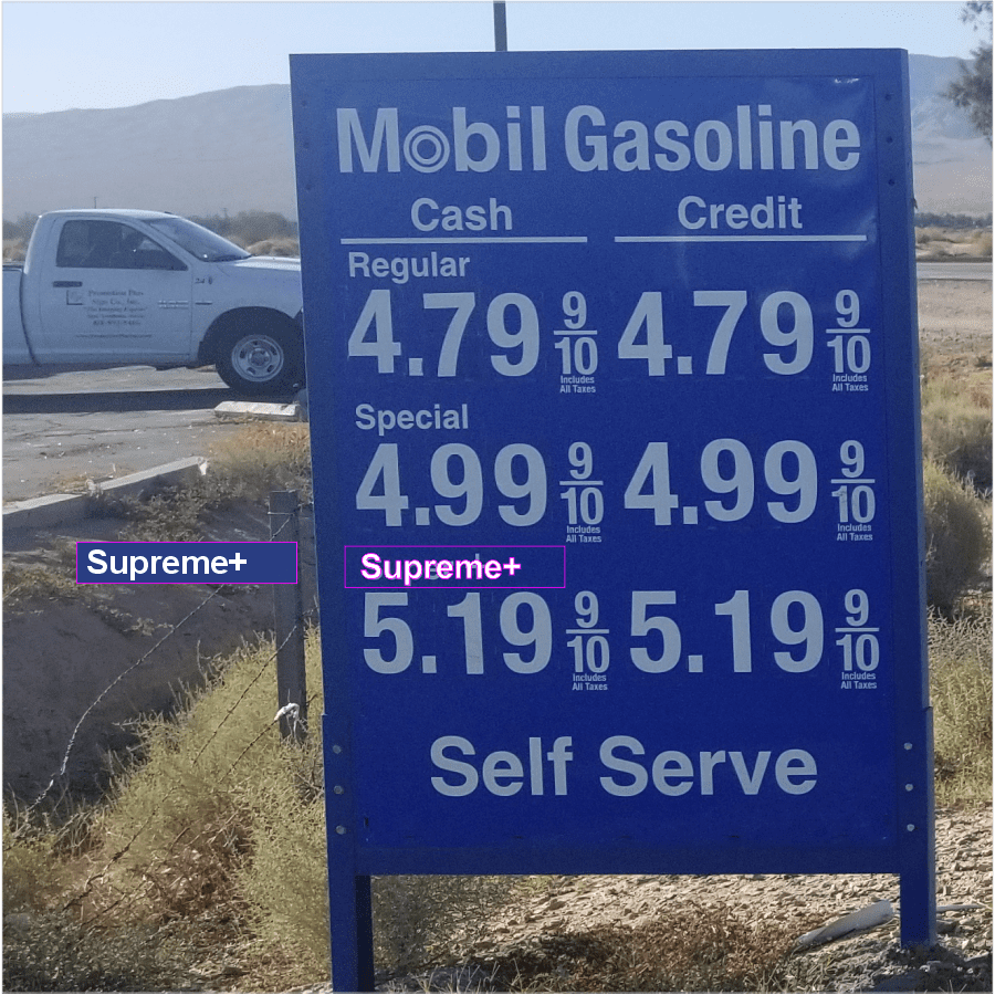 Mobil | Decals | Metal Price Sign | Custom - Image 3